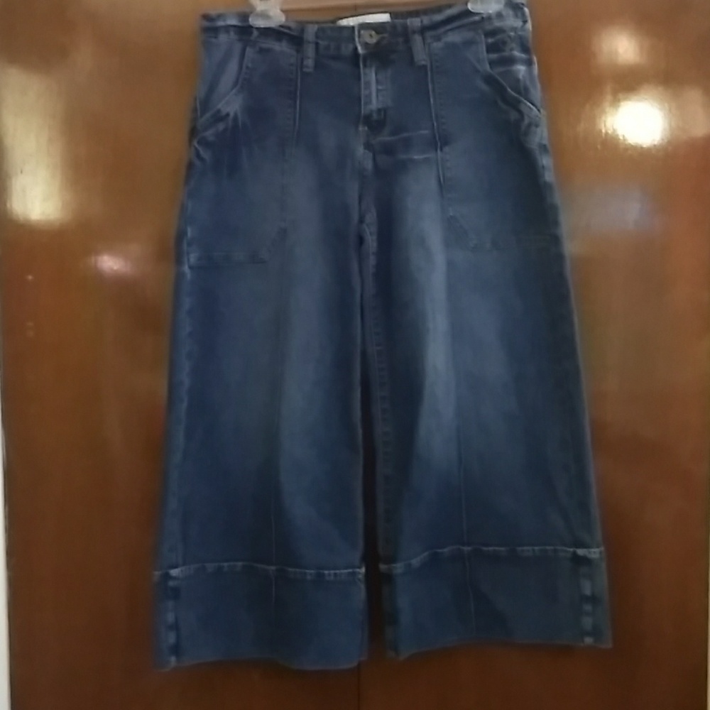 Baby Phat Wide Leg Cropped Jeans